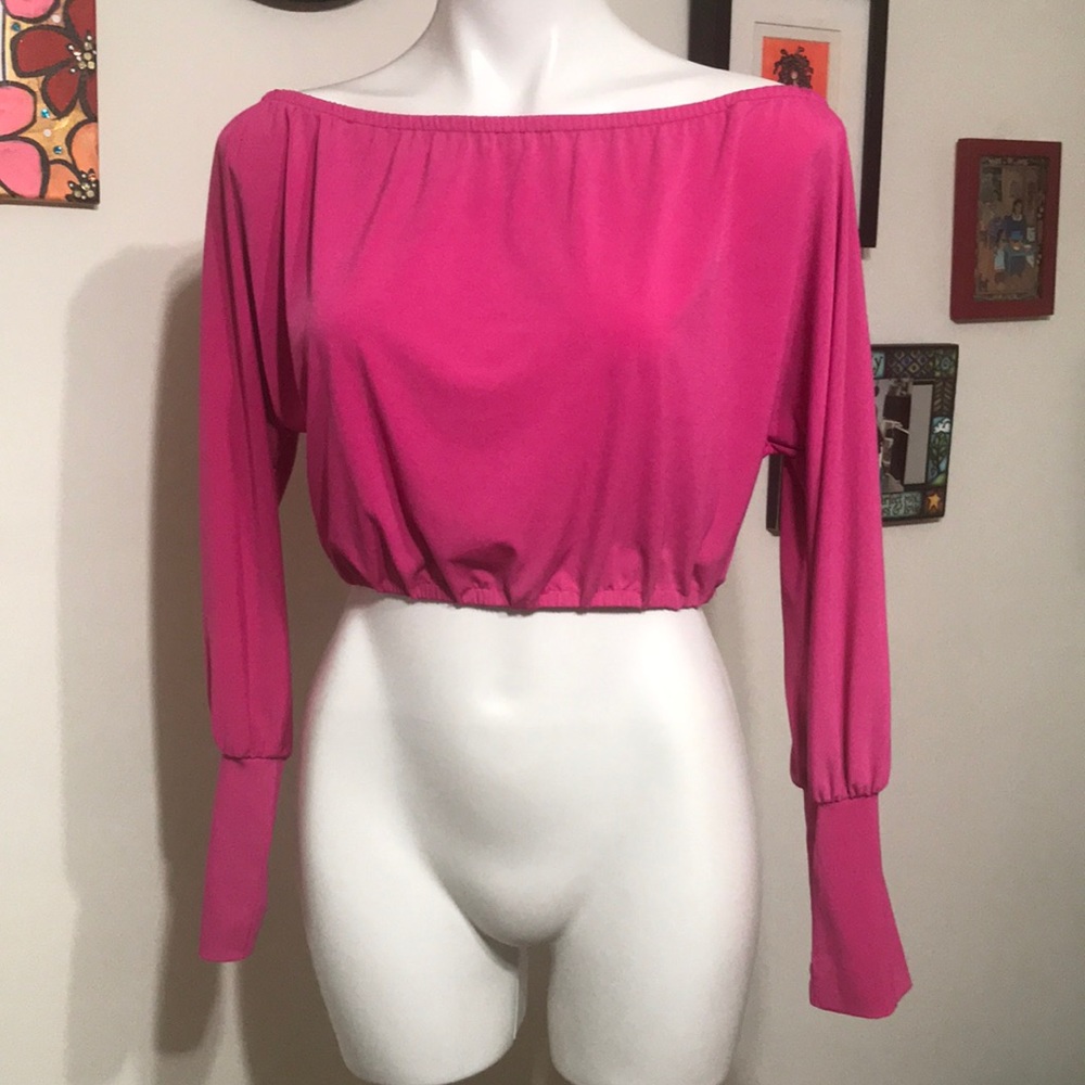 Sexy Diva hot pink top (L)